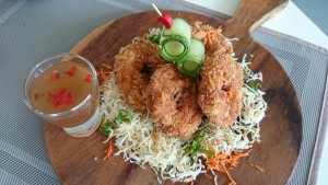 Deep Fried Shrimp Cake